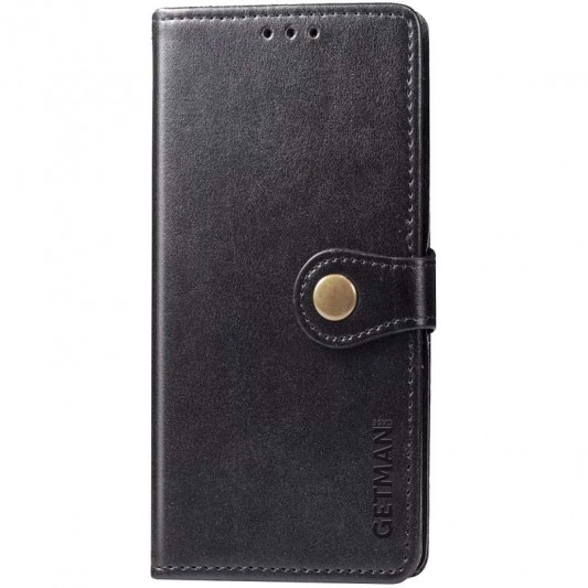 Кожаный чехол-книжка GETMAN Gallant (PU) для Xiaomi Redmi 9A Черный