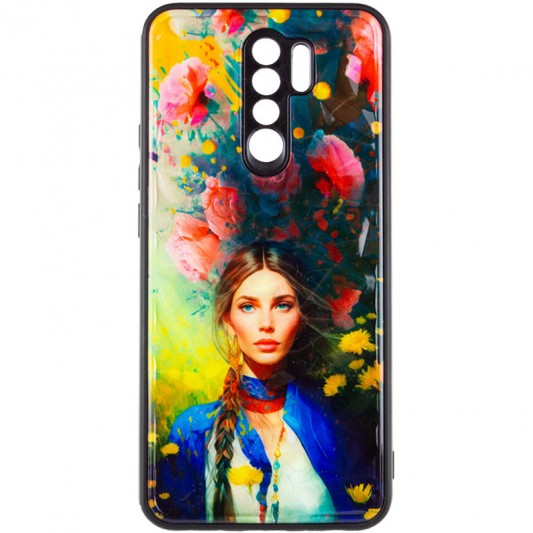 TPU+PC чохол Prisma Ladies для Xiaomi Redmi 9 Peonies - зображення 1 