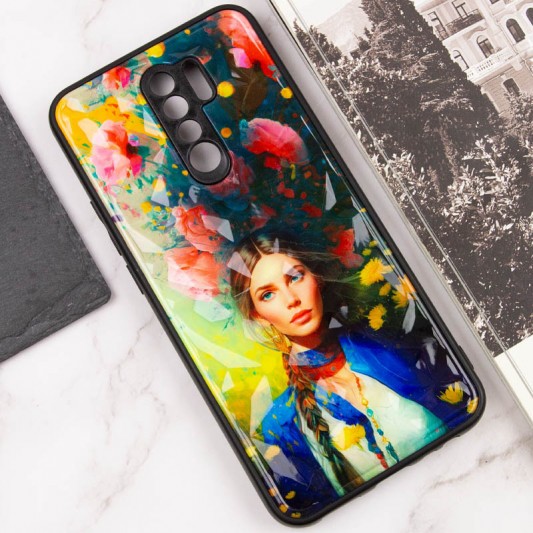 TPU+PC чохол Prisma Ladies для Xiaomi Redmi 9 Peonies - зображення 3 