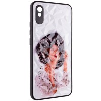 TPU+PC чехол Prisma Ladies для Xiaomi Redmi 9A Girl in a hat