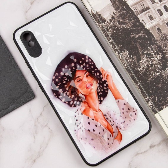 TPU+PC чехол Prisma Ladies для Xiaomi Redmi 9A Girl in a hat