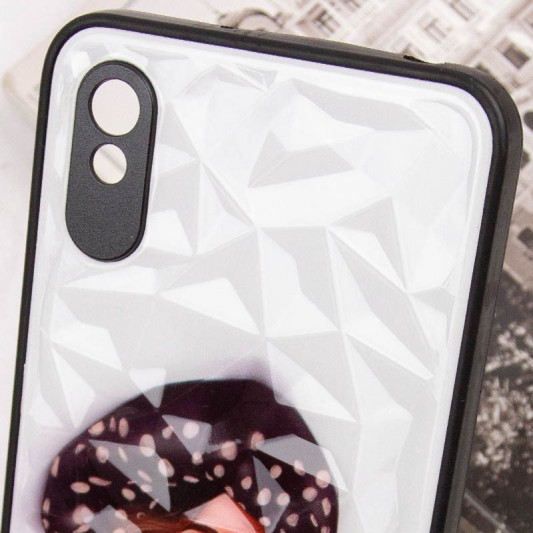 TPU+PC чехол Prisma Ladies для Xiaomi Redmi 9A Girl in a hat - изображение 4