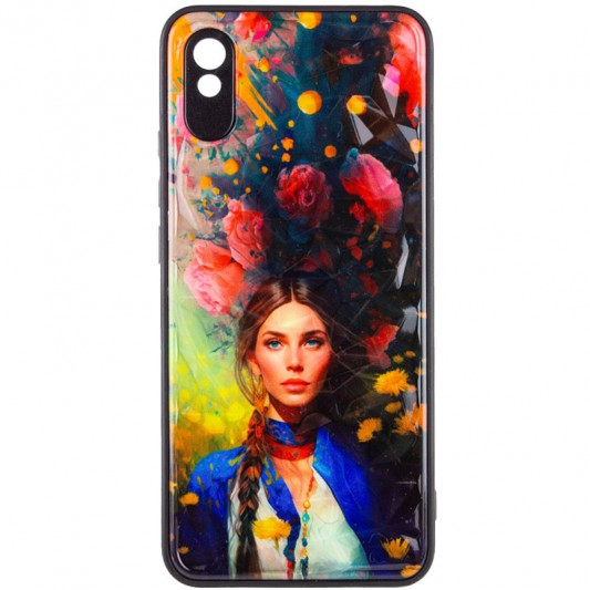 TPU+PC чехол Prisma Ladies для Xiaomi Redmi 9A Peonies - изображение 1