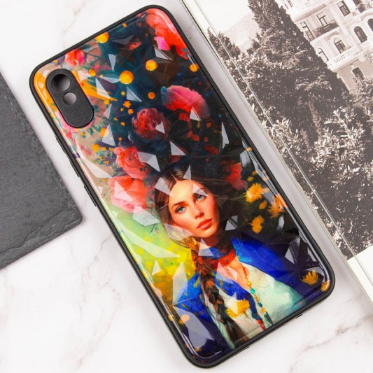 TPU+PC чехол Prisma Ladies для Xiaomi Redmi 9A Peonies - изображение 3