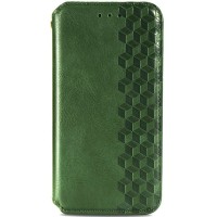 Кожаный чехол-книжка GETMAN Cubic (PU) для Xiaomi Redmi Note 10 Pro / 10 Pro Max Зеленый