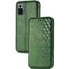 Кожаный чехол-книжка GETMAN Cubic (PU) для Xiaomi Redmi Note 10 Pro / 10 Pro Max Зеленый