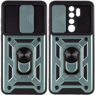 Ударопрочный чехол Camshield Serge Ring для Xiaomi Redmi Note 8 Pro Зеленый Ударопрочный чехол Camshield Serge Ring для Xiaomi Redmi Note 8 Pro Зеленый