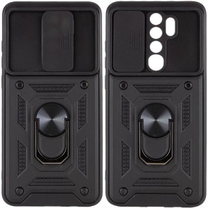 Ударопрочный чехол Camshield Serge Ring для Xiaomi Redmi Note 8 Pro Черный Ударопрочный чехол Camshield Serge Ring для Xiaomi Redmi Note 8 Pro Черный