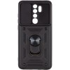 Ударопрочный чехол Camshield Serge Ring для Xiaomi Redmi Note 8 Pro Черный