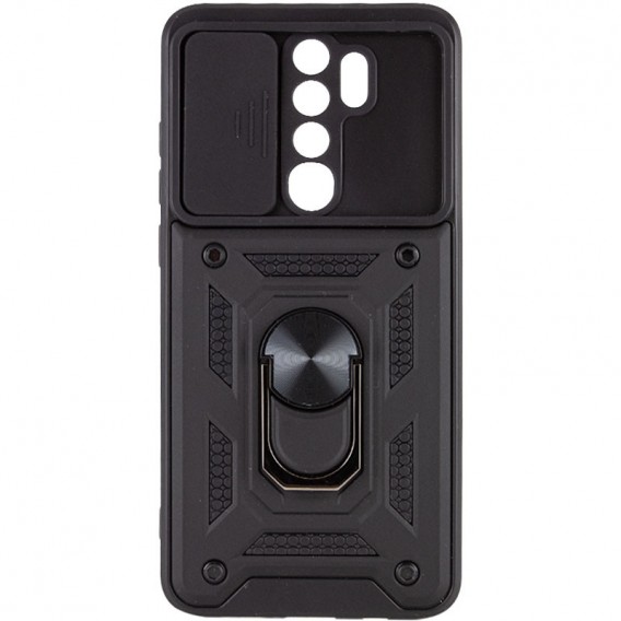 Ударостійкий чохол Camshield Serge Ring для Xiaomi Redmi Note 8 Pro Чорний