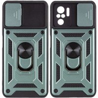 Ударопрочный чехол Camshield Serge Ring для Xiaomi Redmi Note 10 / Note 10s / Poco M5s Зеленый