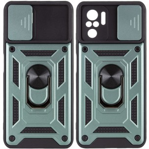 Ударостійкий чохол Camshield Serge Ring для Xiaomi Redmi Note 10 / Note 10s / Poco M5s Зелений