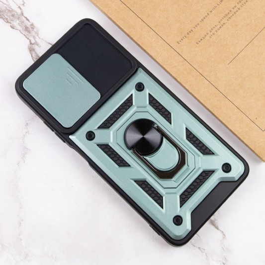 Ударостійкий чохол Camshield Serge Ring для Xiaomi Redmi Note 10 / Note 10s / Poco M5s Зелений - зображення 6 