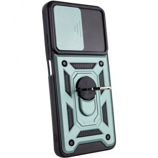 Ударостійкий чохол Camshield Serge Ring для Xiaomi Redmi Note 10 / Note 10s / Poco M5s Зелений - зображення 7 
