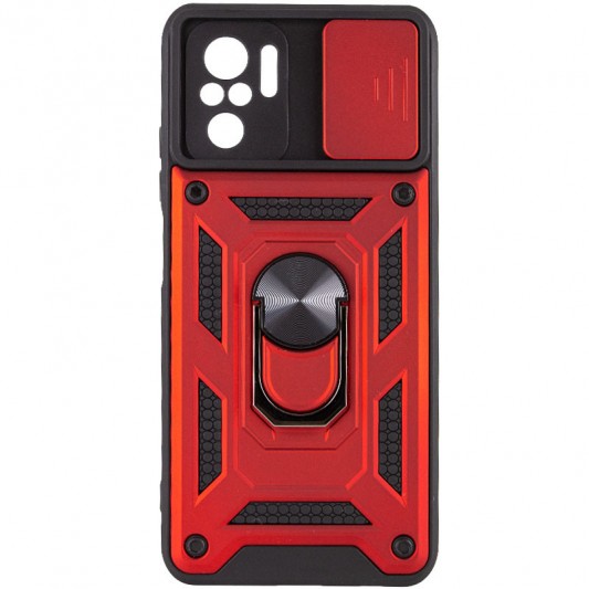 Ударостійкий чохол Camshield Serge Ring для Xiaomi Redmi Note 10 / Note 10s / Poco M5s Червоний - зображення 1 