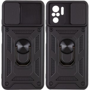 Ударостійкий чохол Camshield Serge Ring для Xiaomi Redmi Note 10 / Note 10s / Poco M5s Чорний