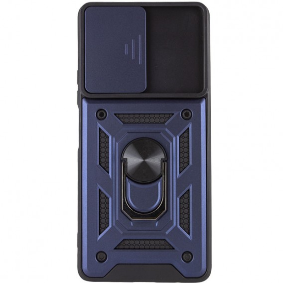 Ударостійкий чохол Camshield Serge Ring для Xiaomi Redmi Note 10 Pro / 10 Pro Max Синій