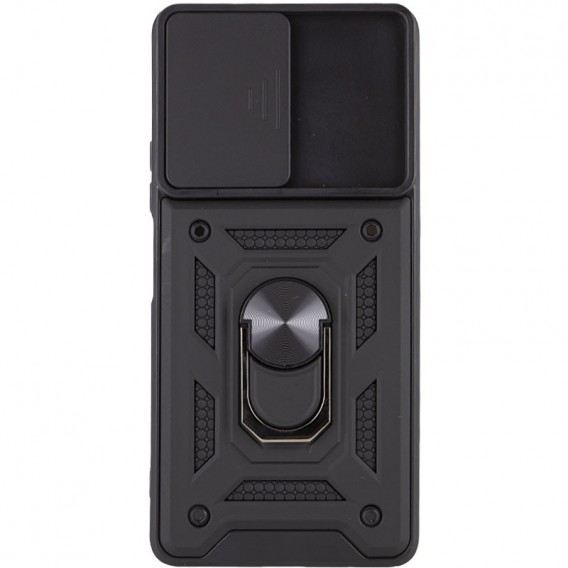 Ударостійкий чохол Camshield Serge Ring для Xiaomi Redmi Note 10 Pro / 10 Pro Max Чорний