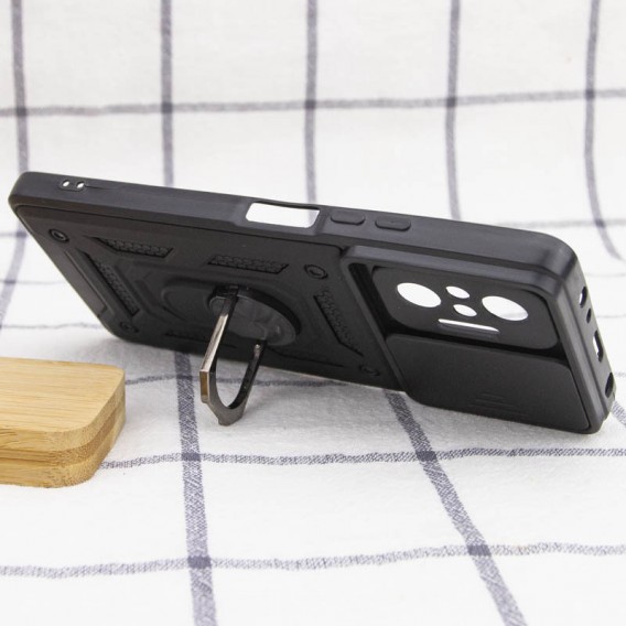 Ударостійкий чохол Camshield Serge Ring для Xiaomi Redmi Note 10 Pro / 10 Pro Max Чорний