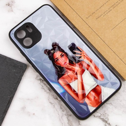 TPU+PC чехол Prisma Ladies для Xiaomi Redmi A1 / A2 Black in White - изображение 2