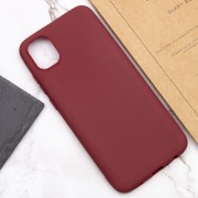 Силиконовый чехол Candy для Samsung Galaxy A04 Бордовый