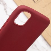 Силиконовый чехол Candy для Samsung Galaxy A04 Бордовый