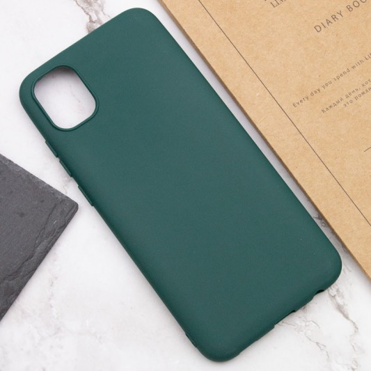 Силіконовий чохол Candy для Samsung Galaxy A04 Зелений / Forest green - зображення 3 