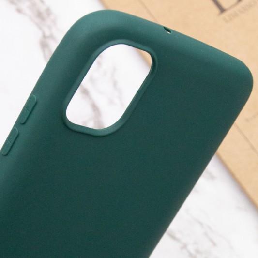 Силіконовий чохол Candy для Samsung Galaxy A04 Зелений / Forest green - зображення 4 
