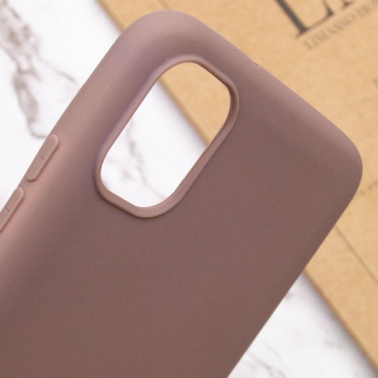Силиконовый чехол Candy для Samsung Galaxy A04 Коричневый - изображение 4