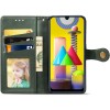 Кожаный чехол-книжка GETMAN Gallant (PU) для Xiaomi Redmi A1+ / Poco C50 / A2+ Зеленый
