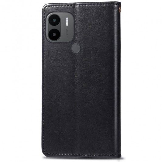 Шкіряний чохол-книжка GETMAN Gallant (PU) для Xiaomi Redmi A1+ / Poco C50 / A2+ Чорний - зображення 1 