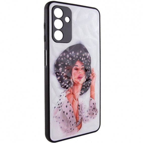 TPU+PC чохол Prisma Ladies для Samsung Galaxy A34 5G Girl in a hat