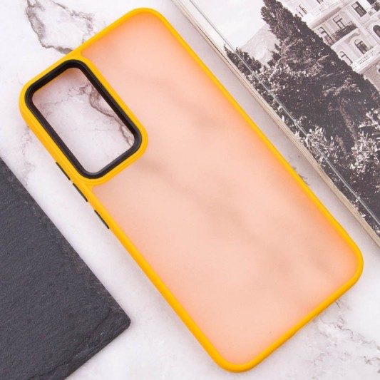 Чохол TPU+PC Lyon Frosted для Xiaomi Redmi Note 11 Pro 4G/5G / 12 Pro 4G Orange - зображення 3 