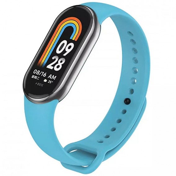 Силіконовий ремінець для Xiaomi Mi Band 8/9 Блакитний / Blue