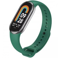 Силиконовый ремешок для Xiaomi Mi Band 8/9/10 Зеленый / Dark green