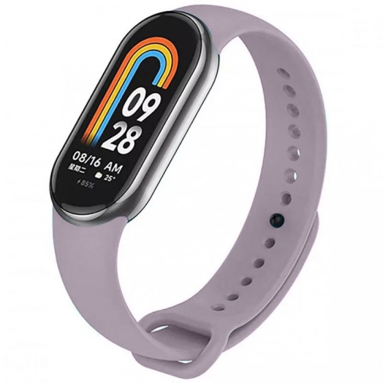 Силіконовий ремінець для Xiaomi Mi Band 8/9 Бузковий / Lilac