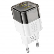 СЗУ Hoco C125A Transparent PD20W (1USB-C) Transparent black