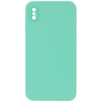 Чехол Silicone Case Square Full Camera Protective (AA) NOLOGO для Apple iPhone XS Max (6.5