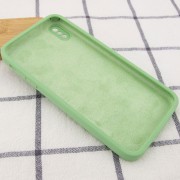Silicone Case Square Full Camera Protective (AA) NOLOGO для Apple iPhone XS Max (6.5") Мятный / Mint