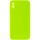 Silicone Case Square Full Camera Protective (AA) NOLOGO для Apple iPhone XS Max (6.5") Салатовый / Neon green