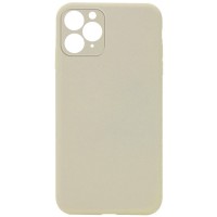 Silicone Case Square Full Camera Protective (AA) NOLOGO для Apple iPhone 11 Pro (5.8") Бежевий / Antique White