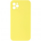 Чехол для iPhone 11 Pro Epik Silicone Case Square Full Camera Protective (AA) NO LOGO, Желтый