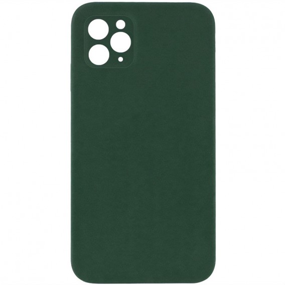 Silicone Case Square Full Camera Protective (AA) NOLOGO для Apple iPhone 11 Pro (5.8") Зеленый / Cyprus Green