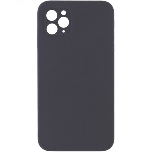 Чохол Silicone Case Square Full Camera Protective (AA) NOLOGO для Apple iPhone 11 Pro (5.8") Сірий / Dark Gray Чохол Silicone Case Square Full Camera Protective (AA) NOLOGO для Apple iPhone 11 Pro (5.8") Сірий / Dark Gray