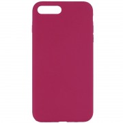 Чехол Silicone Case Full Protective (AA) NO LOGO для Apple iPhone 7 plus / 8 plus (5.5") Красный / Rose Red