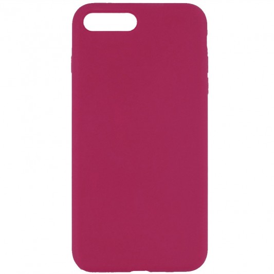 Чохол Silicone Case Full Protective (AA) NO LOGO для Apple iPhone 7 plus / 8 plus (5.5") Червоний / Rose Red
