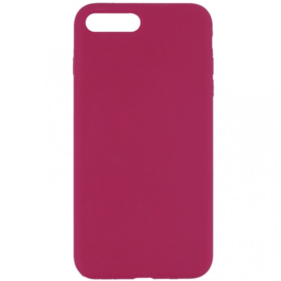 Чохол Silicone Case Full Protective (AA) NO LOGO для Apple iPhone 7 plus / 8 plus (5.5") Червоний / Rose Red