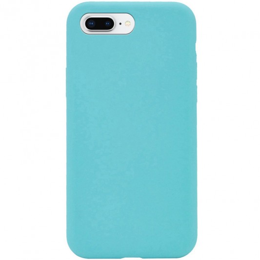 Чехол Silicone Case Full Protective (AA) NO LOGO для Apple iPhone 7 plus / 8 plus (5.5") Бирюзовый / Marine Green