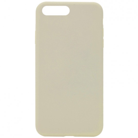 Чохол Silicone Case Full Protective (AA) NO LOGO для Apple iPhone 7 plus / 8 plus (5.5") Бежевий / Antique White