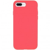 Чехол Silicone Case Full Protective (AA) NO LOGO для Apple iPhone 7 plus / 8 plus (5.5 дюйма) Арбузный / Watermelon red